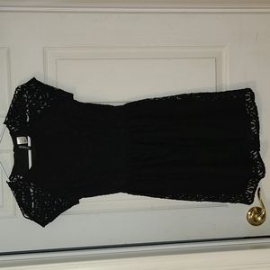 Black lace dress